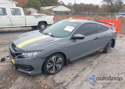 2018 Honda Civic Ex-L z USA, uszkodzony, nr VIN 2HGFC3B77JH355582